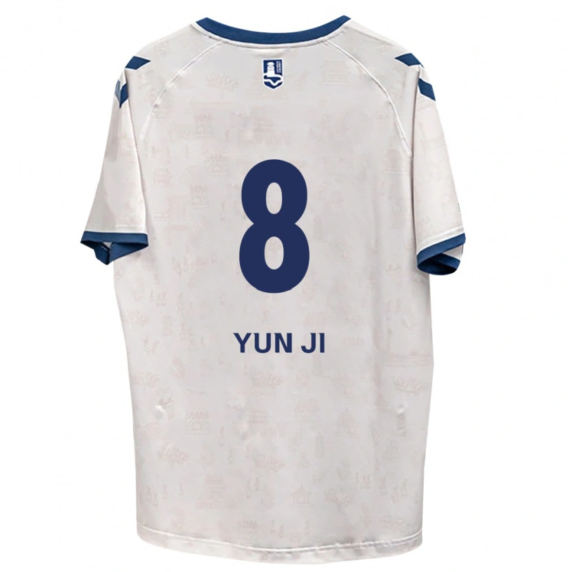 Danxen Enfant Maillot Yun-Ji Kim #8 Bleu Royal Blanc Tenues Extérieur 2026/27 T-Shirt