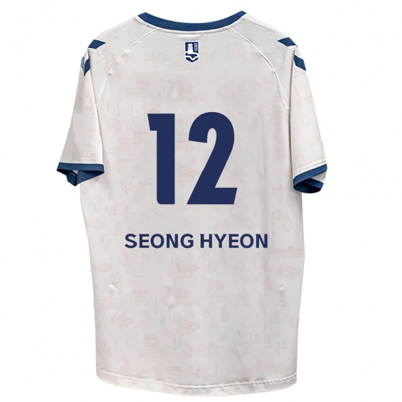 Danxen Enfant Maillot Seong-Hyeon Choi #12 Bleu Royal Blanc Tenues Extérieur 2026/27 T-Shirt