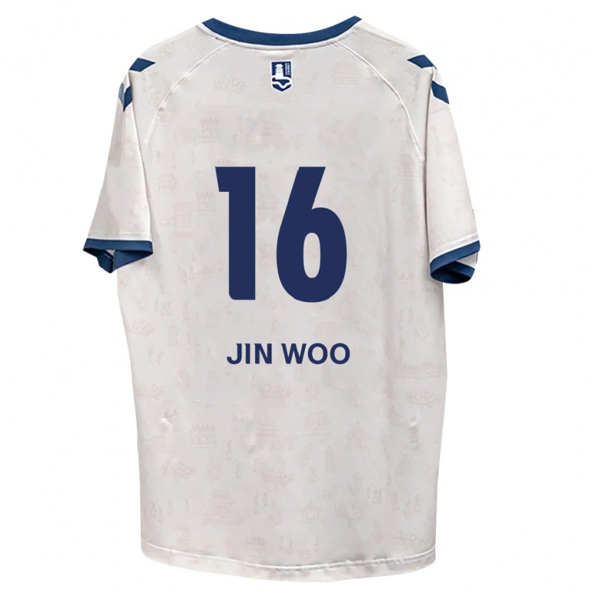 Danxen Enfant Maillot Jin-Woo Jo #16 Bleu Royal Blanc Tenues Extérieur 2026/27 T-Shirt
