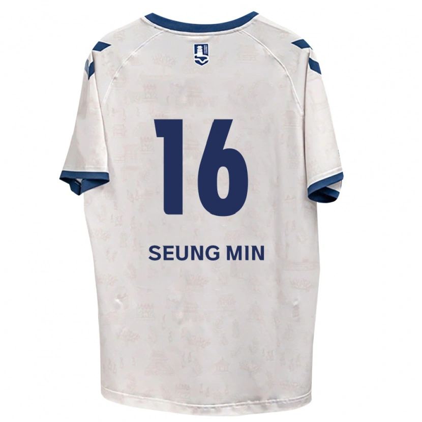 Danxen Enfant Maillot Seung-Min Hwang #16 Bleu Royal Blanc Tenues Extérieur 2026/27 T-Shirt