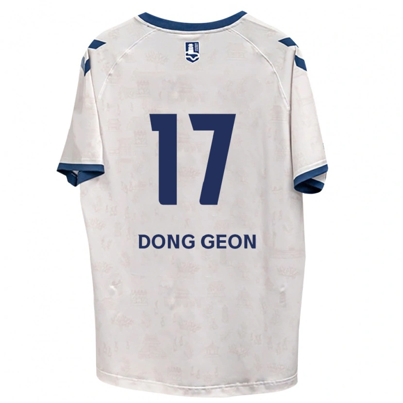 Danxen Enfant Maillot Dong-Geon No #17 Bleu Royal Blanc Tenues Extérieur 2026/27 T-Shirt
