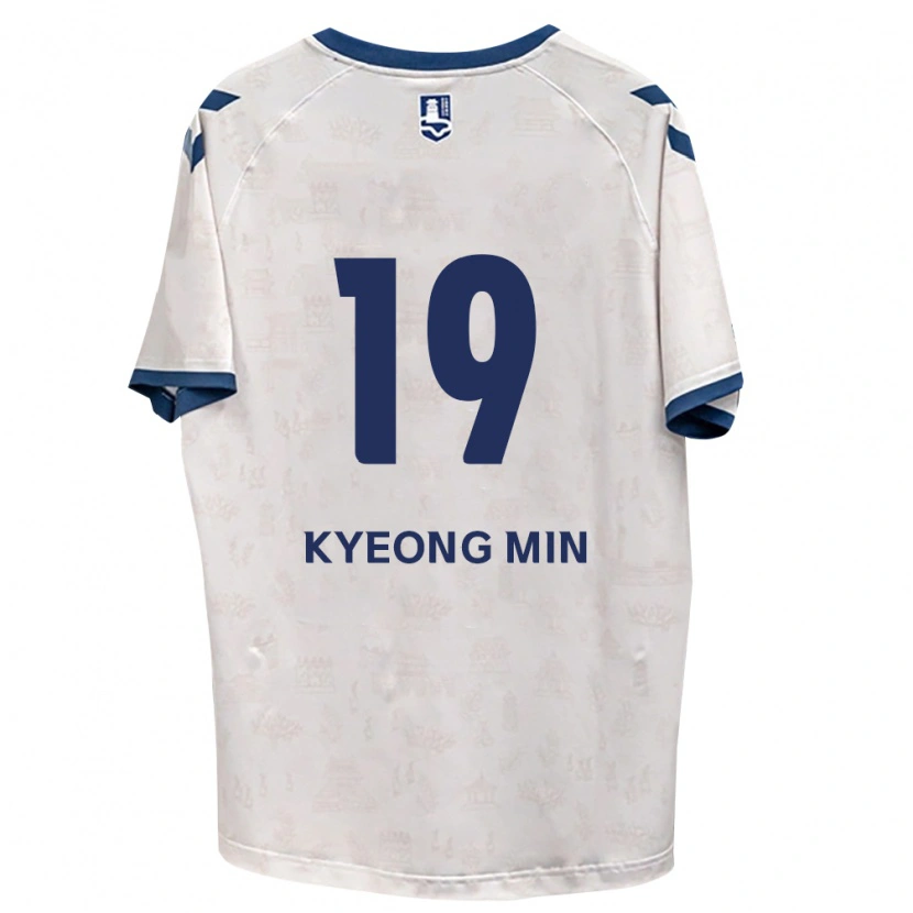 Danxen Enfant Maillot Kyeong-Min Kim #19 Bleu Royal Blanc Tenues Extérieur 2026/27 T-Shirt