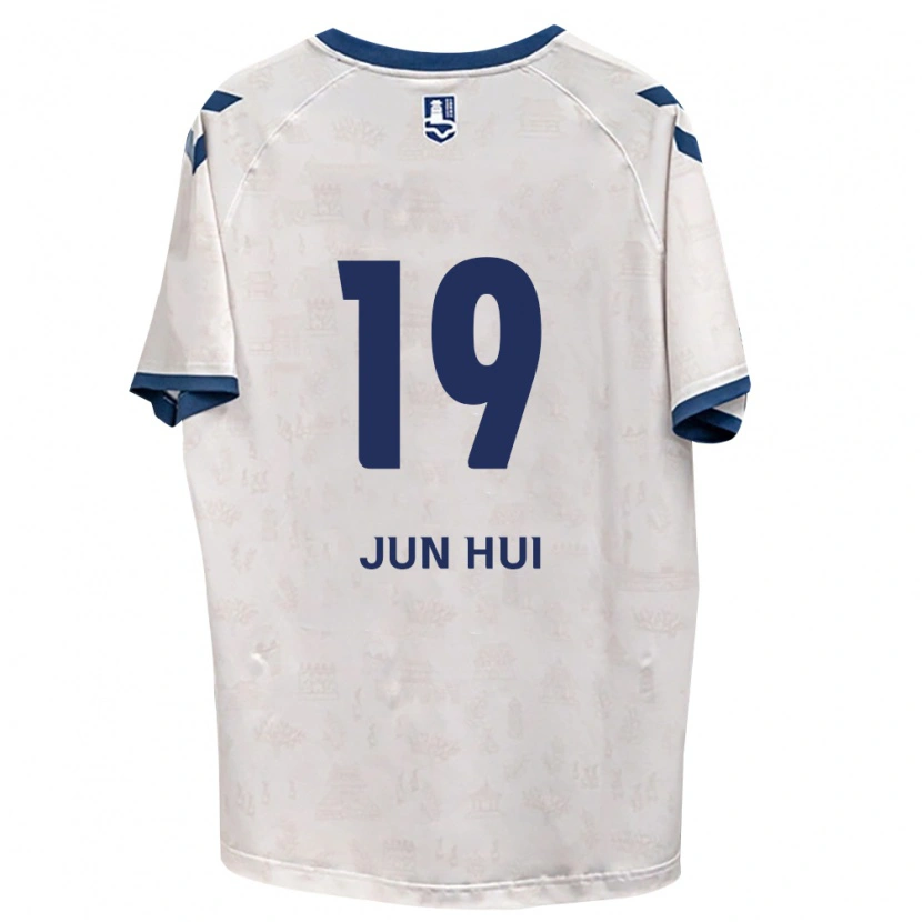 Danxen Enfant Maillot Jun-Hui Park #19 Bleu Royal Blanc Tenues Extérieur 2026/27 T-Shirt