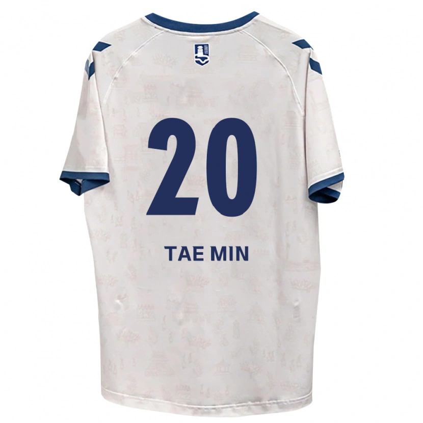 Danxen Enfant Maillot Tae-Min Kim #20 Bleu Royal Blanc Tenues Extérieur 2026/27 T-Shirt