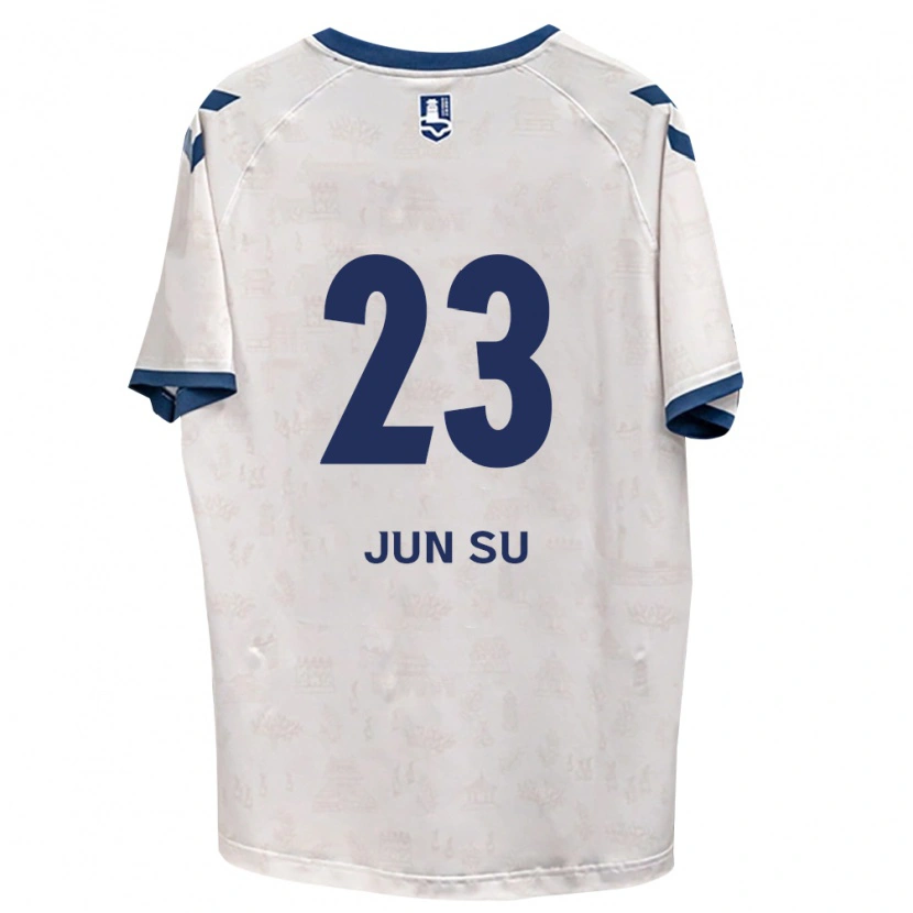 Danxen Enfant Maillot Jun-Su Ahn #23 Bleu Royal Blanc Tenues Extérieur 2026/27 T-Shirt