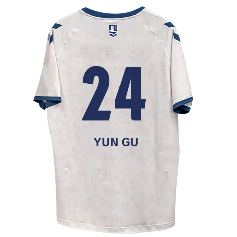 Danxen Enfant Maillot Yun-Gu Gang #24 Bleu Royal Blanc Tenues Extérieur 2026/27 T-Shirt