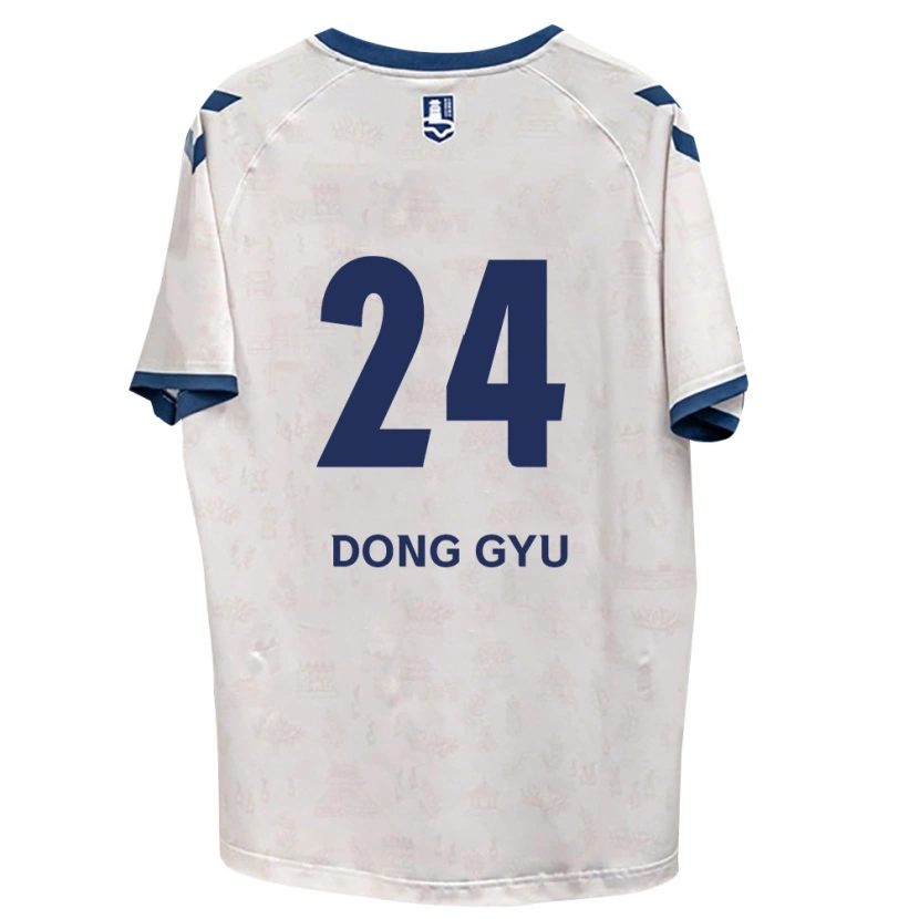 Danxen Enfant Maillot Dong-Gyu Lee #24 Bleu Royal Blanc Tenues Extérieur 2026/27 T-Shirt