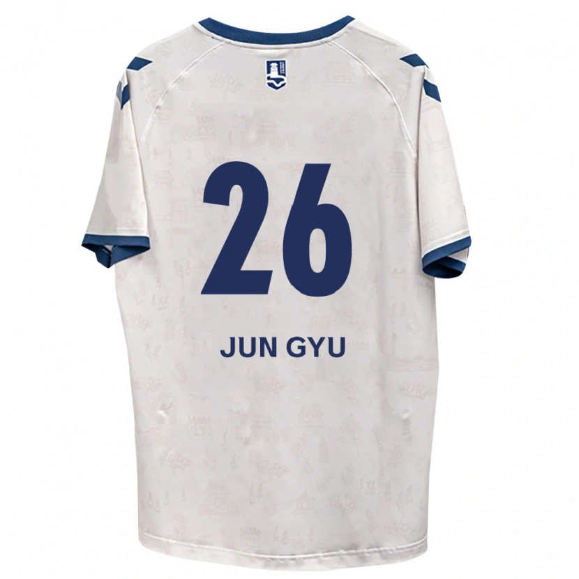 Danxen Enfant Maillot Jun-Gyu Ahn #26 Bleu Royal Blanc Tenues Extérieur 2026/27 T-Shirt
