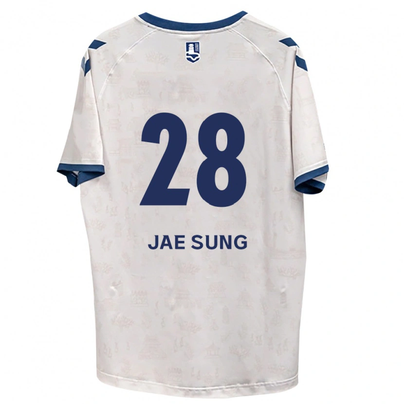 Danxen Enfant Maillot Jae-Sung Kim #28 Bleu Royal Blanc Tenues Extérieur 2026/27 T-Shirt