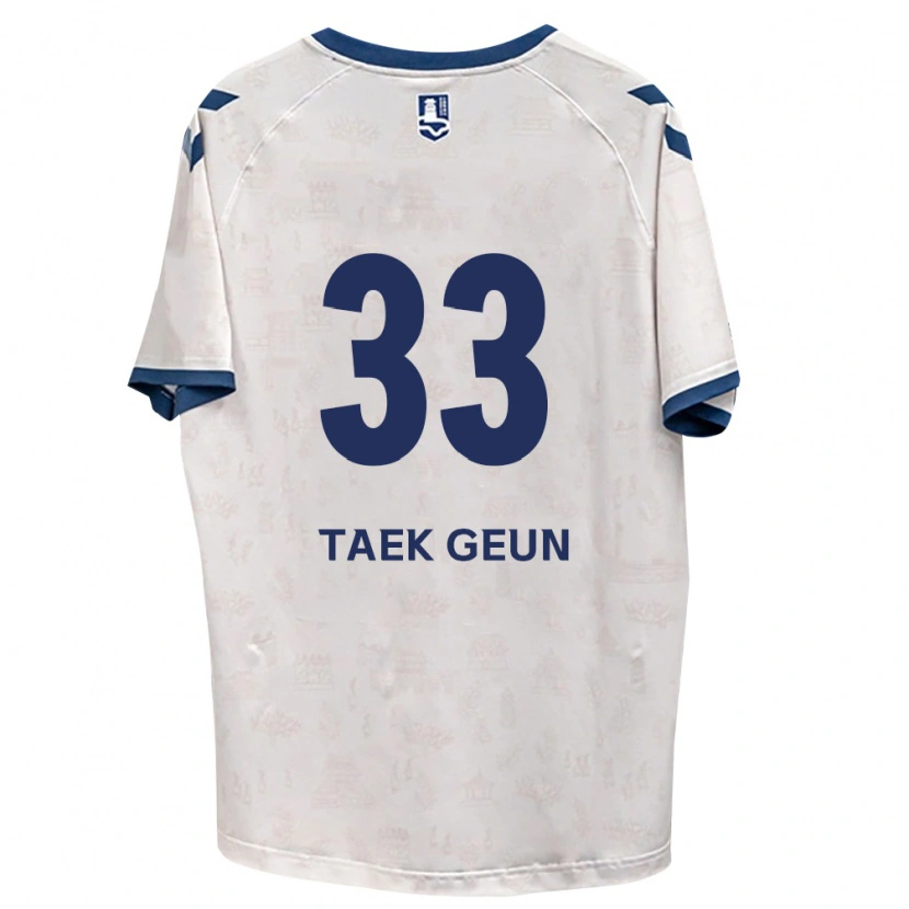 Danxen Enfant Maillot Taek-Geun Lee #33 Bleu Royal Blanc Tenues Extérieur 2026/27 T-Shirt
