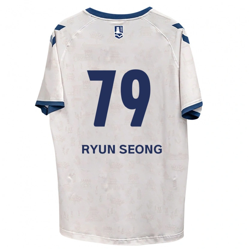 Danxen Enfant Maillot Ryun-Seong Choe #79 Bleu Royal Blanc Tenues Extérieur 2026/27 T-Shirt