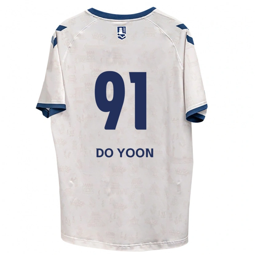 Danxen Enfant Maillot Do-Yoon Kim #91 Bleu Royal Blanc Tenues Extérieur 2026/27 T-Shirt