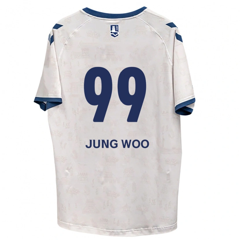 Danxen Enfant Maillot Jung-Woo Ha #99 Bleu Royal Blanc Tenues Extérieur 2026/27 T-Shirt