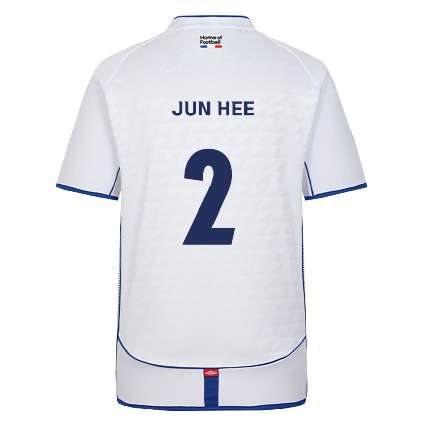 Danxen Enfant Maillot Jun-Hee Park #2 Noir Blanc Rouge Tenues Extérieur 2026/27 T-Shirt
