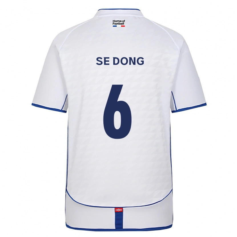 Danxen Enfant Maillot Se-Dong Chang #6 Noir Blanc Rouge Tenues Extérieur 2026/27 T-Shirt
