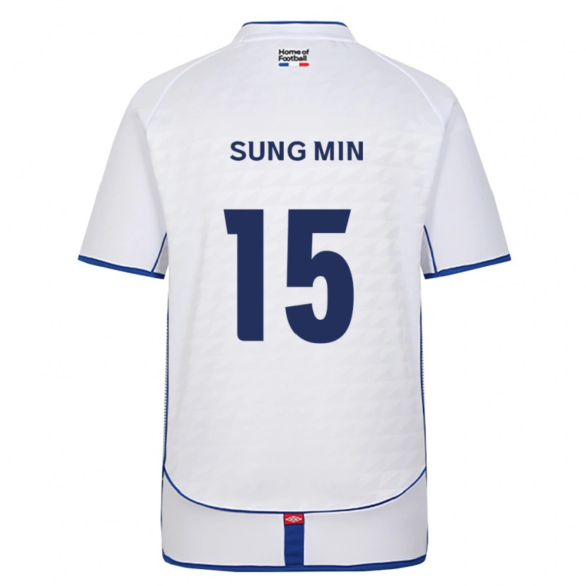 Danxen Enfant Maillot Sung-Min Jung #15 Noir Blanc Rouge Tenues Extérieur 2026/27 T-Shirt