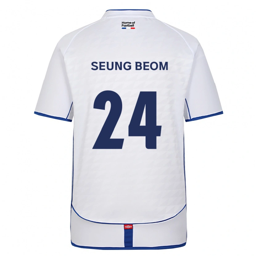 Danxen Enfant Maillot Seung-Beom Ko #24 Noir Blanc Rouge Tenues Extérieur 2026/27 T-Shirt