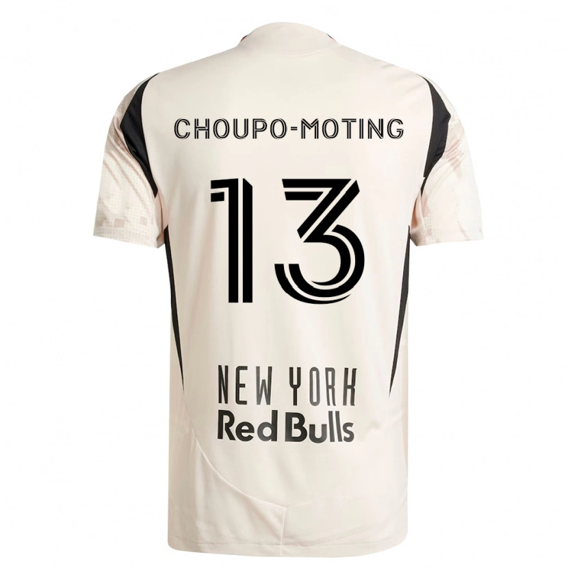 Danxen Enfant Maillot Eric-Maxim Choupo-Moting #13 Blanc Cassé Rouge Noir Tenues Extérieur 2026/27 T-Shirt