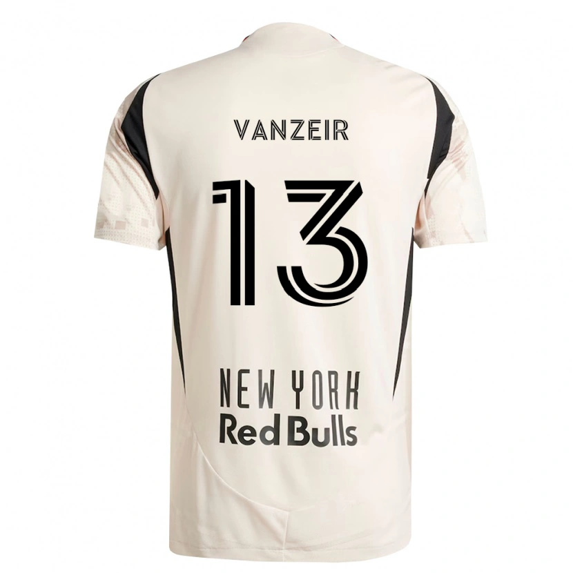 Danxen Enfant Maillot Dante Vanzeir #13 Blanc Cassé Rouge Noir Tenues Extérieur 2026/27 T-Shirt