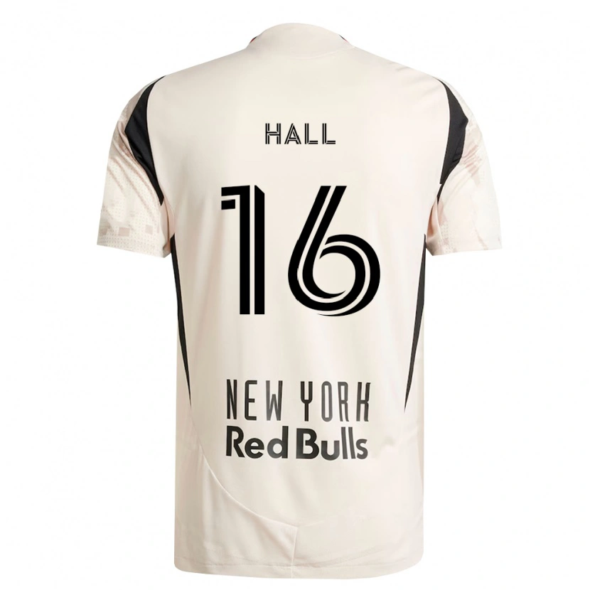 Danxen Enfant Maillot Julian Hall #16 Blanc Cassé Rouge Noir Tenues Extérieur 2026/27 T-Shirt