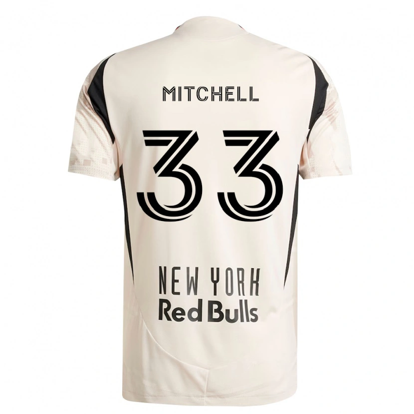 Danxen Enfant Maillot Roald Mitchell #33 Blanc Cassé Rouge Noir Tenues Extérieur 2026/27 T-Shirt