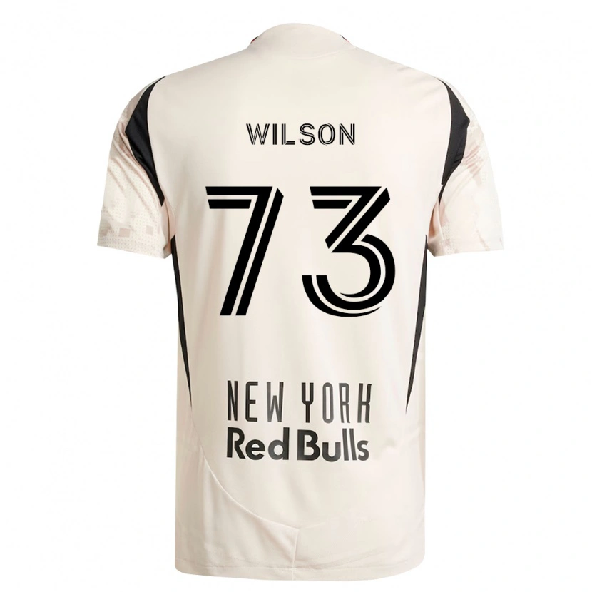 Danxen Enfant Maillot Akheem Wilson #73 Blanc Cassé Rouge Noir Tenues Extérieur 2026/27 T-Shirt