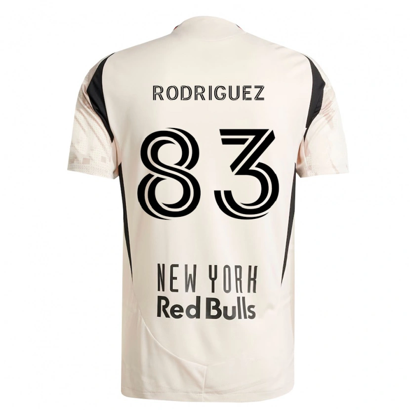 Danxen Enfant Maillot Benjamin Rodriguez #83 Blanc Cassé Rouge Noir Tenues Extérieur 2026/27 T-Shirt