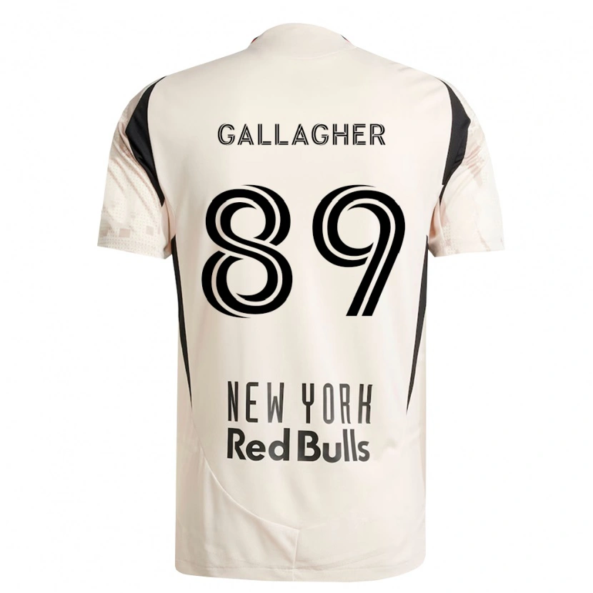 Danxen Enfant Maillot Christian Gallagher #89 Blanc Cassé Rouge Noir Tenues Extérieur 2026/27 T-Shirt