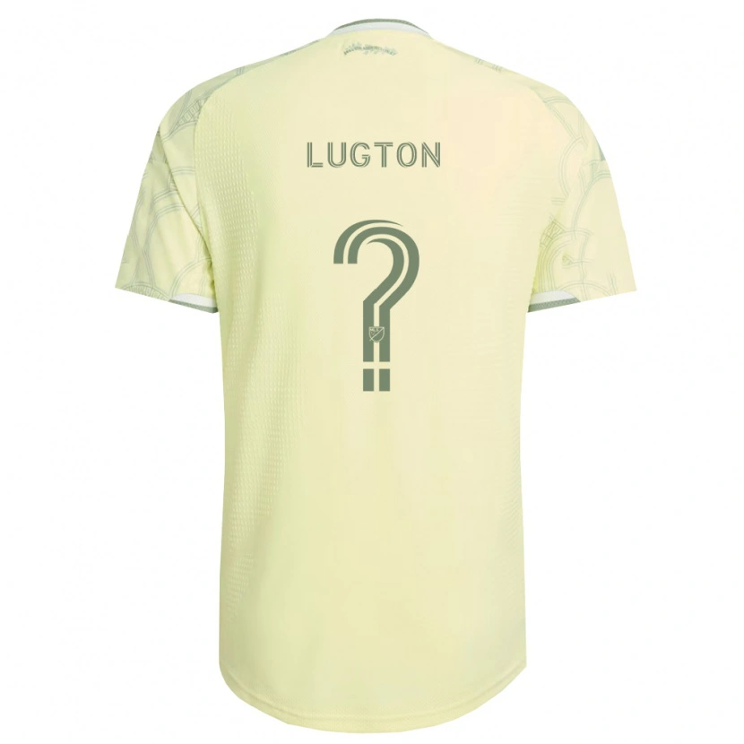 Danxen Enfant Maillot Callum Lugton #0 Beige Blanc Tenues Extérieur 2026/27 T-Shirt