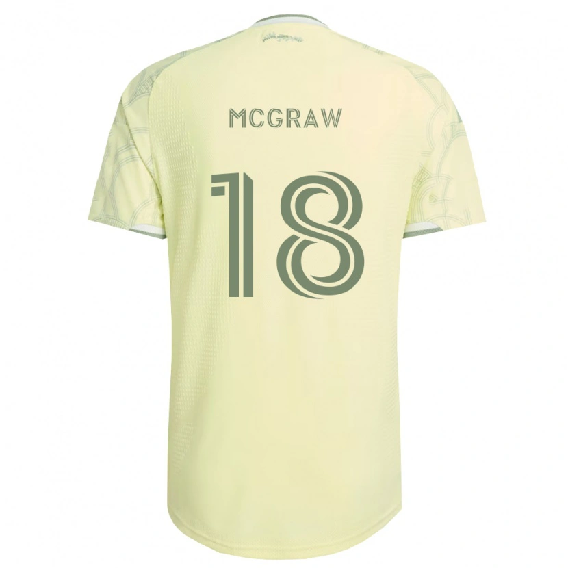 Danxen Enfant Maillot Zac Mcgraw #18 Beige Blanc Tenues Extérieur 2026/27 T-Shirt