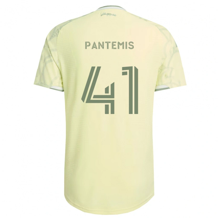 Danxen Enfant Maillot James Pantemis #41 Beige Blanc Tenues Extérieur 2026/27 T-Shirt
