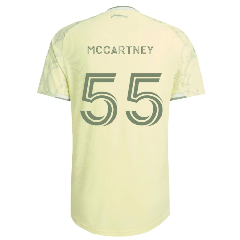 Danxen Enfant Maillot Dawson Mccartney #55 Beige Blanc Tenues Extérieur 2026/27 T-Shirt