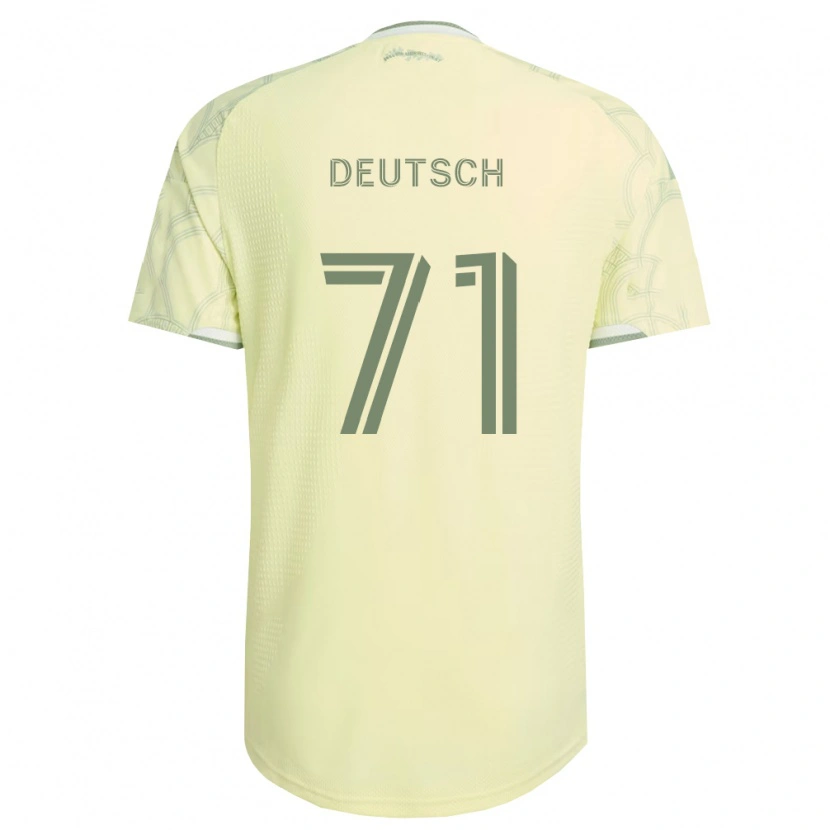 Danxen Enfant Maillot Maverick Deutsch #71 Beige Blanc Tenues Extérieur 2026/27 T-Shirt