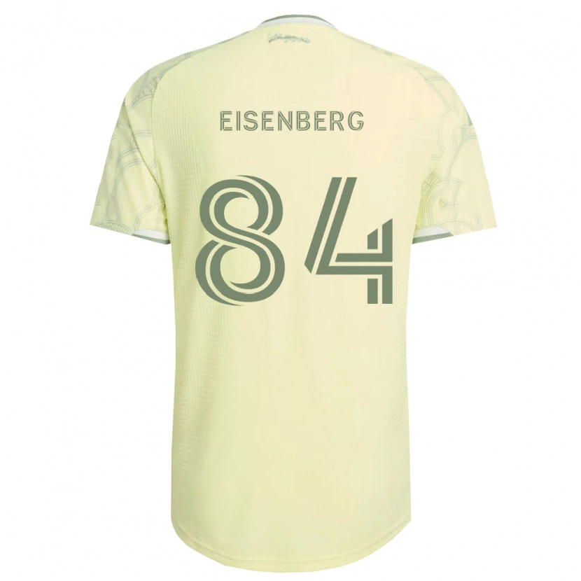 Danxen Enfant Maillot Max Eisenberg #84 Beige Blanc Tenues Extérieur 2026/27 T-Shirt