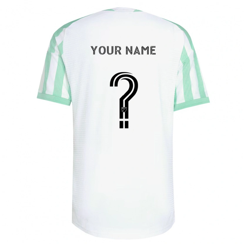 Danxen Enfant Maillot Votre Nom #0 Vert Clair Noir Blanc Tenues Extérieur 2026/27 T-Shirt