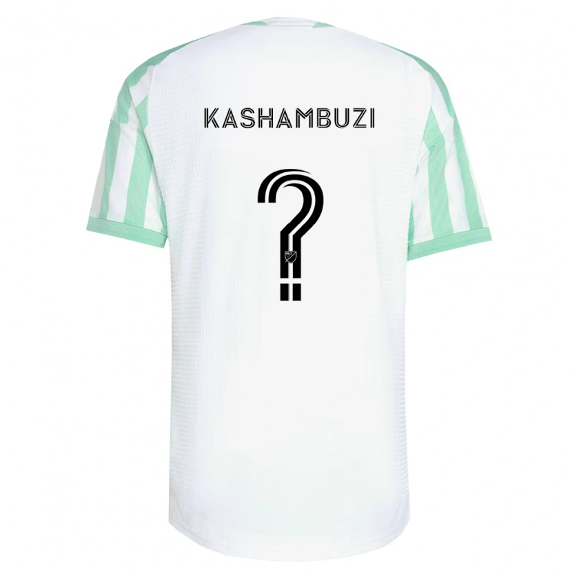 Danxen Enfant Maillot Nick Kashambuzi #0 Vert Clair Noir Blanc Tenues Extérieur 2026/27 T-Shirt