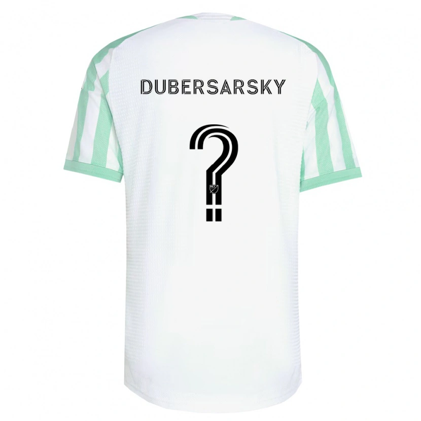 Danxen Enfant Maillot Nicolás Dubersarsky #0 Vert Clair Noir Blanc Tenues Extérieur 2026/27 T-Shirt