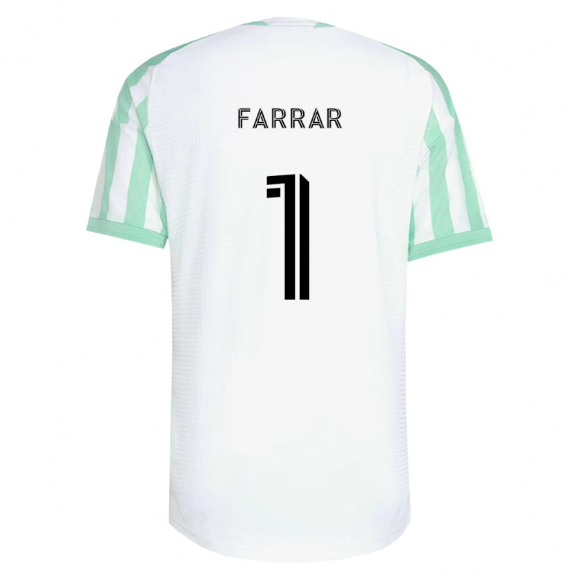 Danxen Enfant Maillot Charlie Farrar #1 Vert Clair Noir Blanc Tenues Extérieur 2026/27 T-Shirt