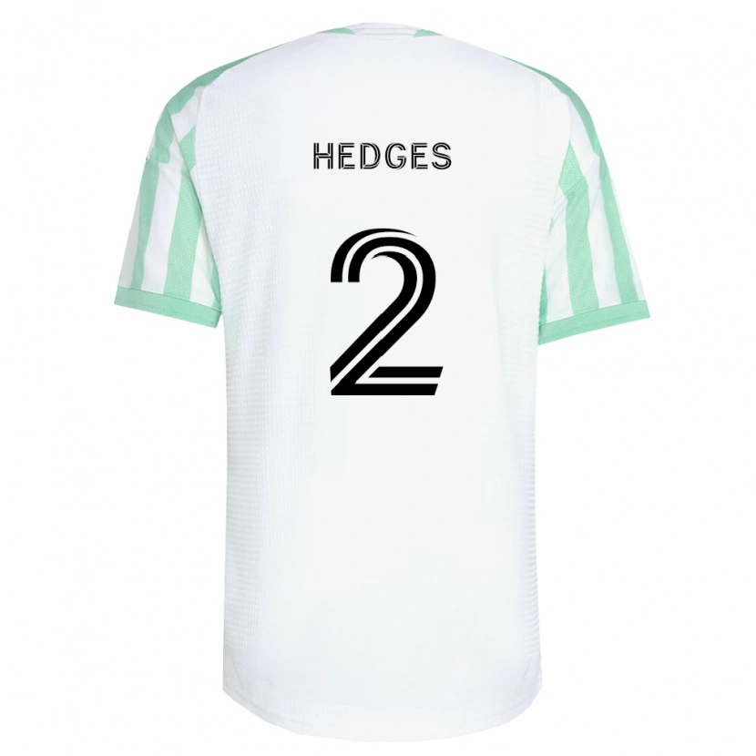 Danxen Enfant Maillot Matt Hedges #2 Vert Clair Noir Blanc Tenues Extérieur 2026/27 T-Shirt