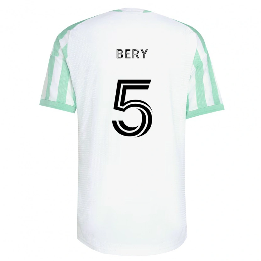 Danxen Enfant Maillot Jules Bery #5 Vert Clair Noir Blanc Tenues Extérieur 2026/27 T-Shirt