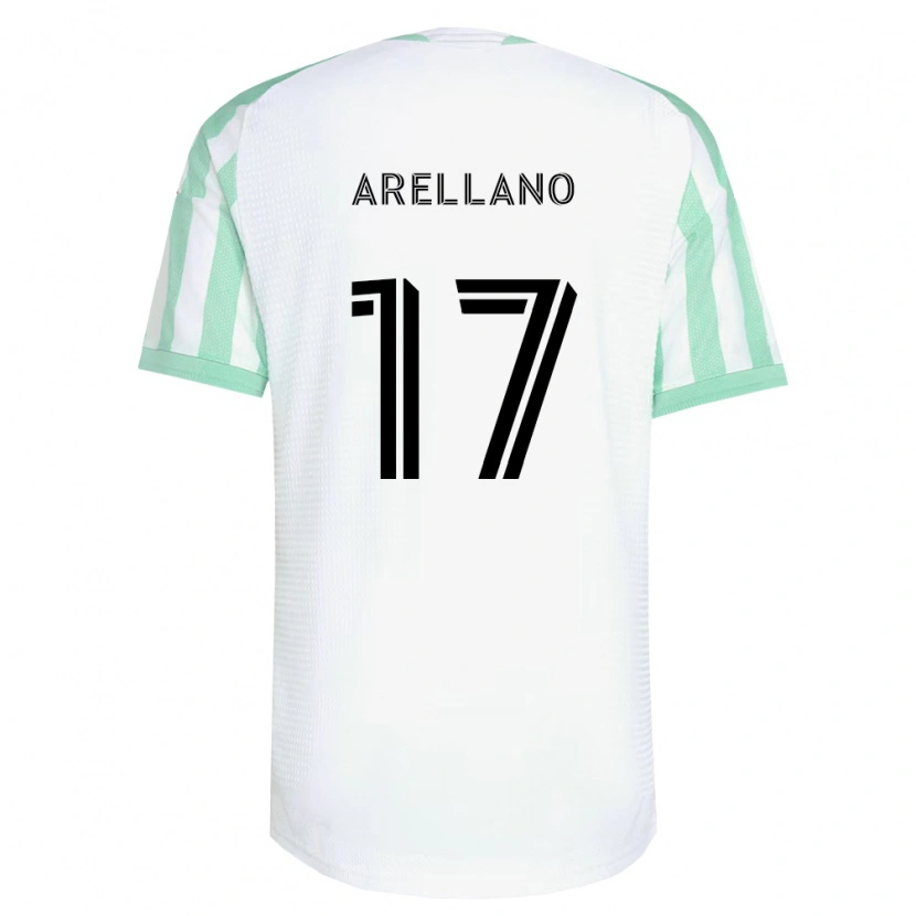 Danxen Enfant Maillot Bryan Arellano #17 Vert Clair Noir Blanc Tenues Extérieur 2026/27 T-Shirt