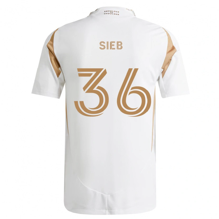 Danxen Enfant Maillot Armindo Sieb #36 Blanc Marron Tenues Extérieur 2026/27 T-Shirt