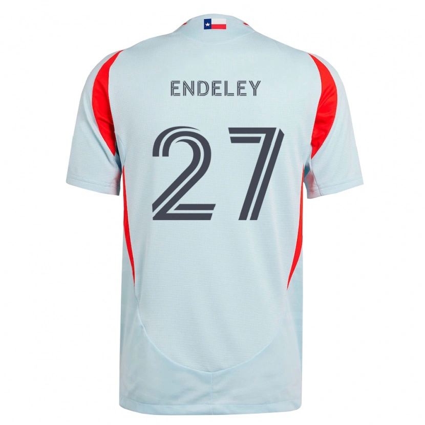 Danxen Enfant Maillot Herbert Endeley #27 Gris Foncé Rouge Blanc Tenues Extérieur 2026/27 T-Shirt
