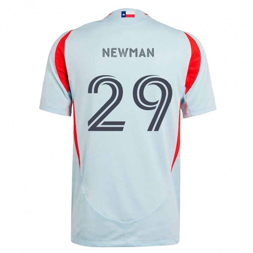 Danxen Enfant Maillot Enzo Newman #29 Gris Foncé Rouge Blanc Tenues Extérieur 2026/27 T-Shirt