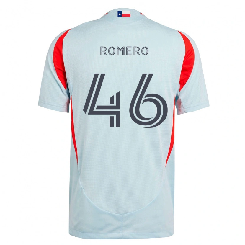 Danxen Enfant Maillot Isaac Romero #46 Gris Foncé Rouge Blanc Tenues Extérieur 2026/27 T-Shirt