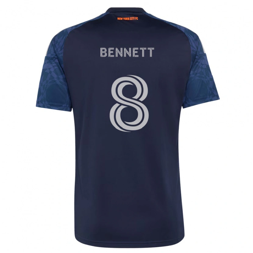Danxen Enfant Maillot Jaheem Bennett #8 Bleu Foncé Blanc Tenues Extérieur 2026/27 T-Shirt