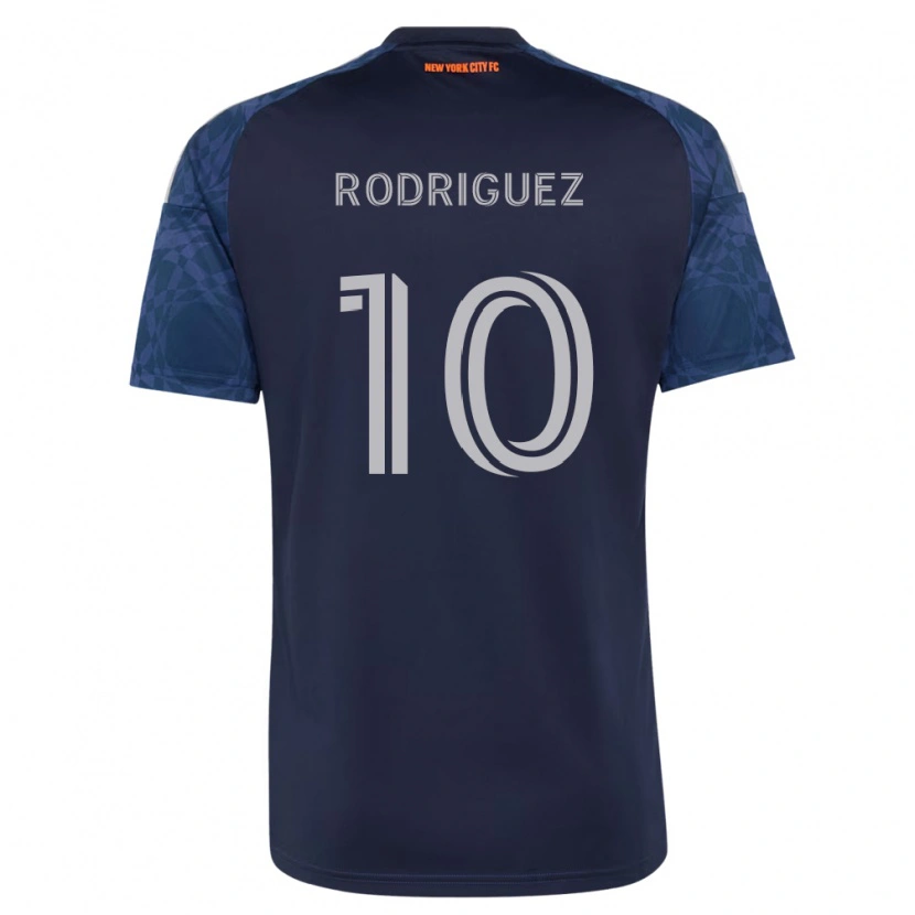 Danxen Enfant Maillot Santiago Rodríguez #10 Bleu Foncé Blanc Tenues Extérieur 2026/27 T-Shirt