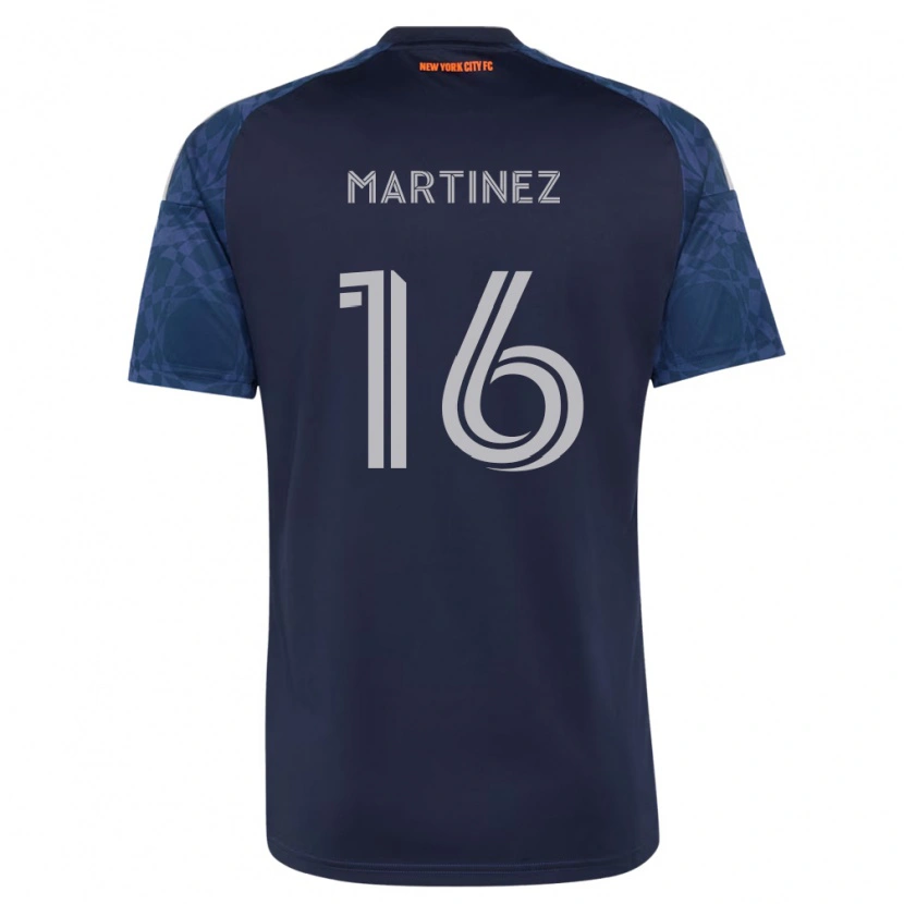Danxen Enfant Maillot Alonso Martínez #16 Bleu Foncé Blanc Tenues Extérieur 2026/27 T-Shirt