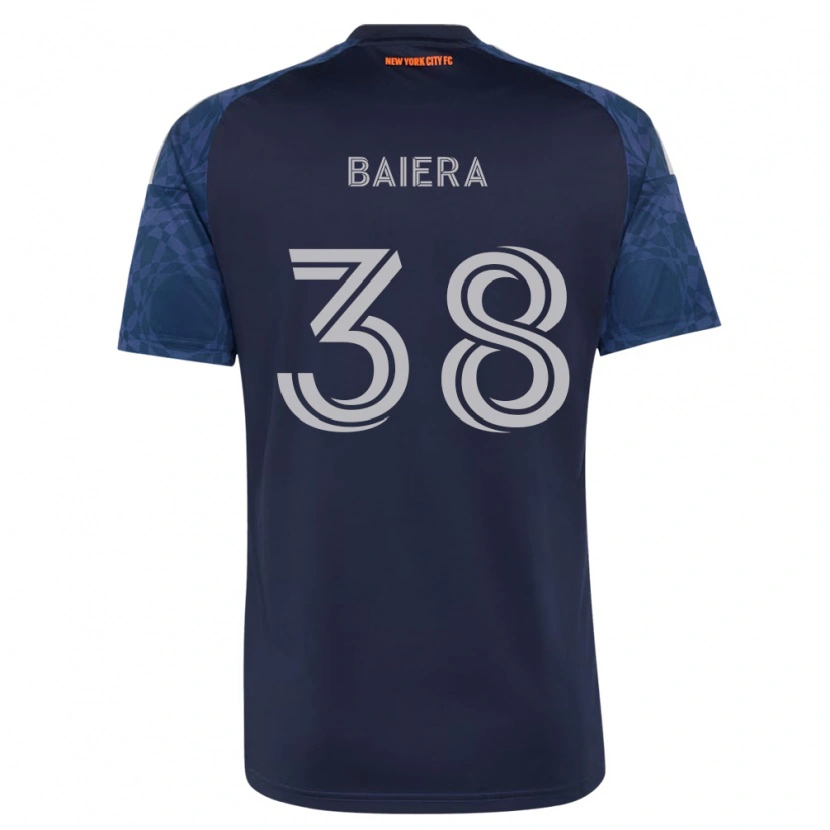 Danxen Enfant Maillot Drew Baiera #38 Bleu Foncé Blanc Tenues Extérieur 2026/27 T-Shirt