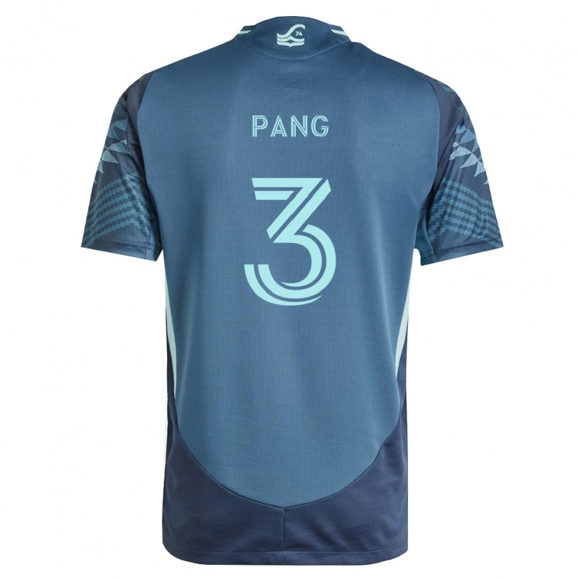 Danxen Enfant Maillot Kaylene Pang #3 Bleu Marine Vert Tenues Extérieur 2026/27 T-Shirt